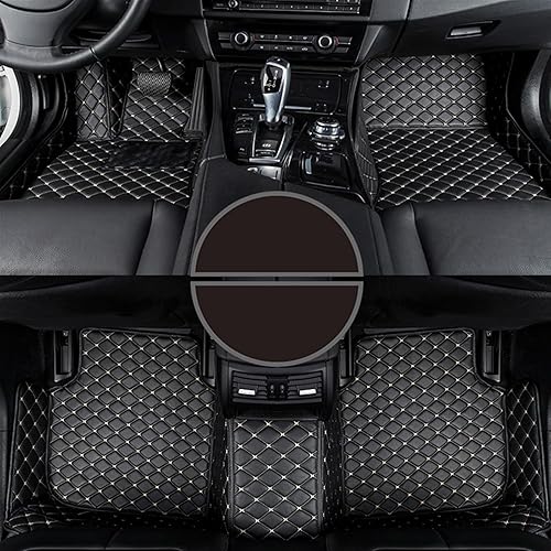 Car mat Car Floor Mats for mazdas CX3 CX30 MX5 Foot Accessories Carpets (Color Black White)