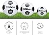 WILSON Balones de Fútbol Tradicionales 5