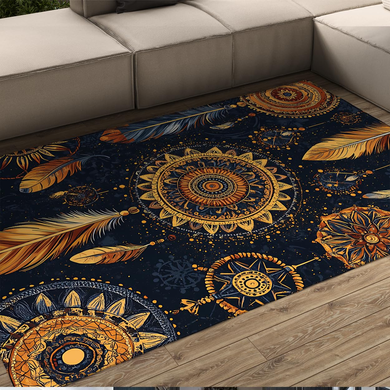 Tapis poil ras antidérapant fini les glissades dans le salon