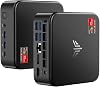 NiPoGi E3B Mini PC W-11 Pro Α-MD Ryzen 5 7430U Max 4.3GHz 6C12T 32Go DDR4 RAM 16Go16Go Dual Channels 512Go SSD Desktop PC WiFi 6BT 5.24K Triple DisplayMini Computer for Office VESA