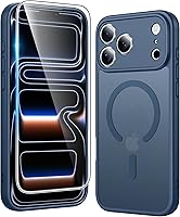 Vista 351 de FNTCASE Funda para iPhone 15 Plus: Fundas magnéticas transparentes para teléfono con protector de pantalla compatible con Magsafe Slim Anti