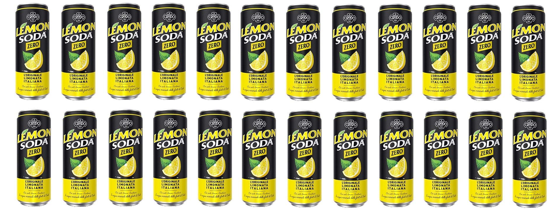 24x canette de Lemonsoda zero 330ml Campari Group Lemon Soda Lemon Italian
