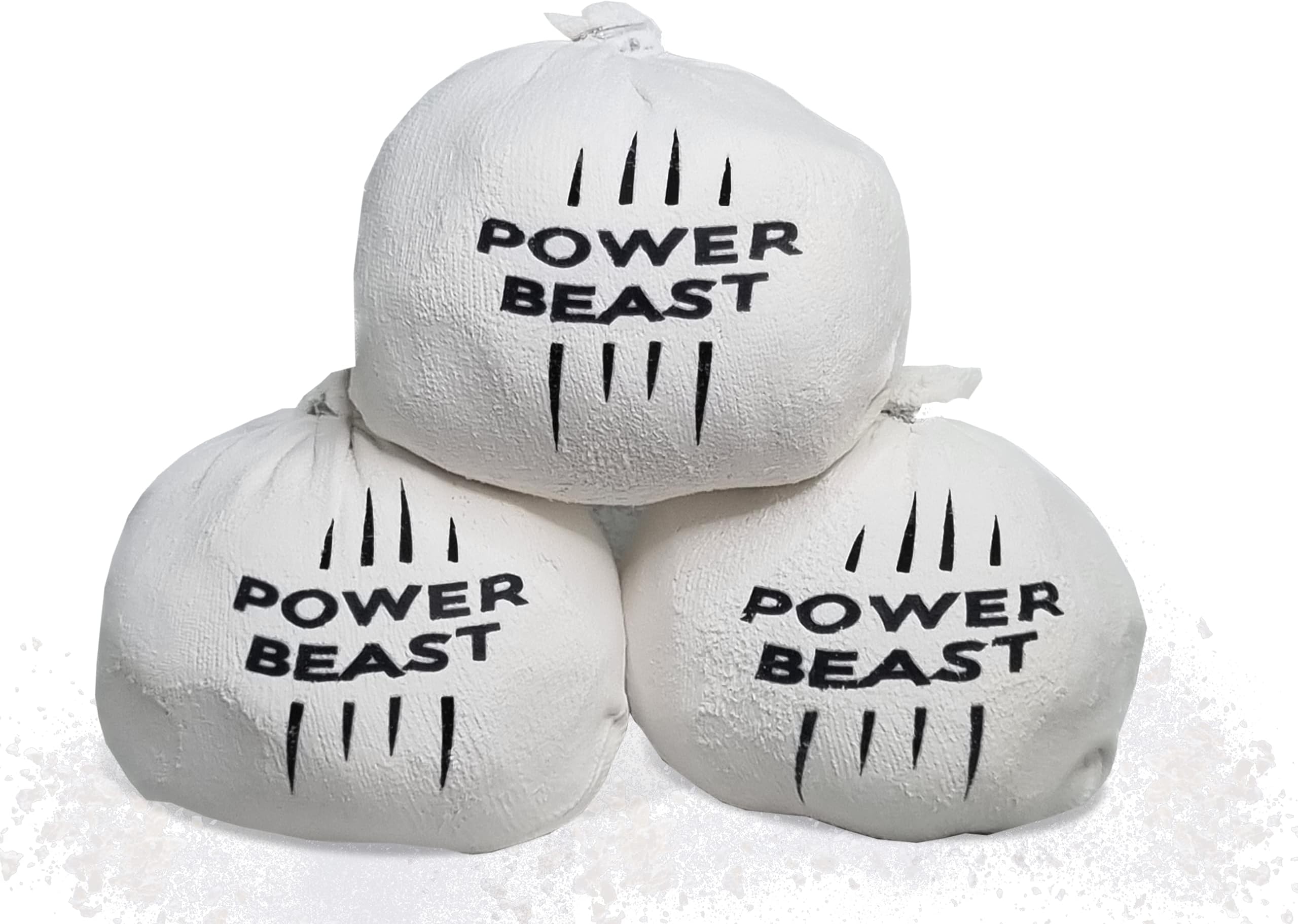 POWER BEAST 3X Chalk Ball, Boulder Chalk, Sport Chalk, Gymnastics, Rock Climbing, Weightlifting, Climbing, Pole Dance, Bodybuilding, Tennis, Padel, Cross Training, Gym.