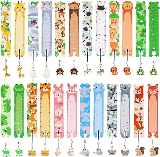12 Pieces Kids Bookmarks, Cute Bookmarks for Kids Girls, Bookmarks
