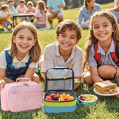 Miniatura 273 de RHCPFOVR Kids Lunch Bag - Insulated Lunch Box for Boys Girls,Washable Lunch Bag and Reusable Toddler Leak-proof Lunchbox for School and Daycare