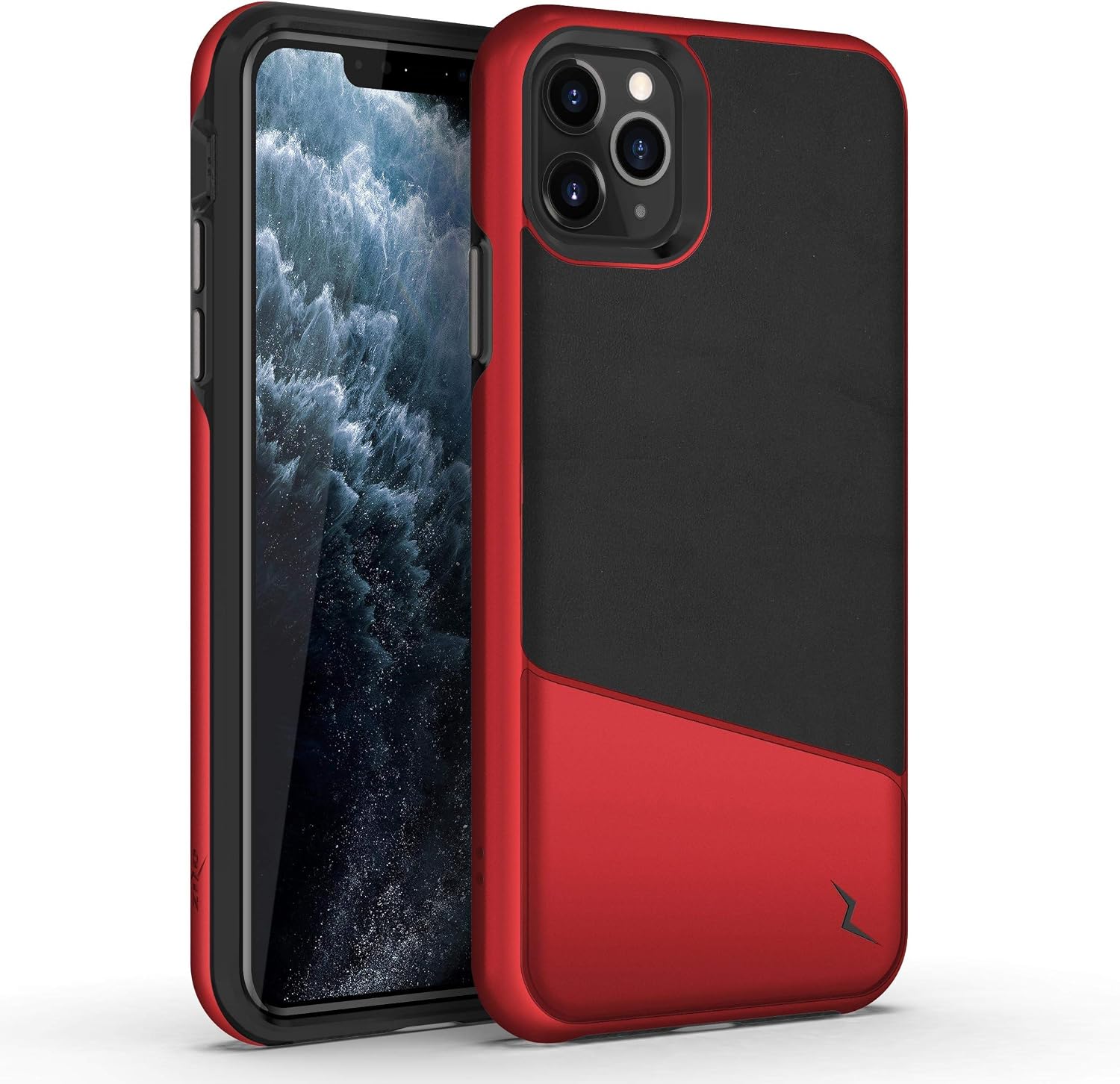 ZIZO Division Series for iPhone 11 Pro Case - Military-Grade Protection with Heavy-Duty Shock Absorbtion - Black/Red