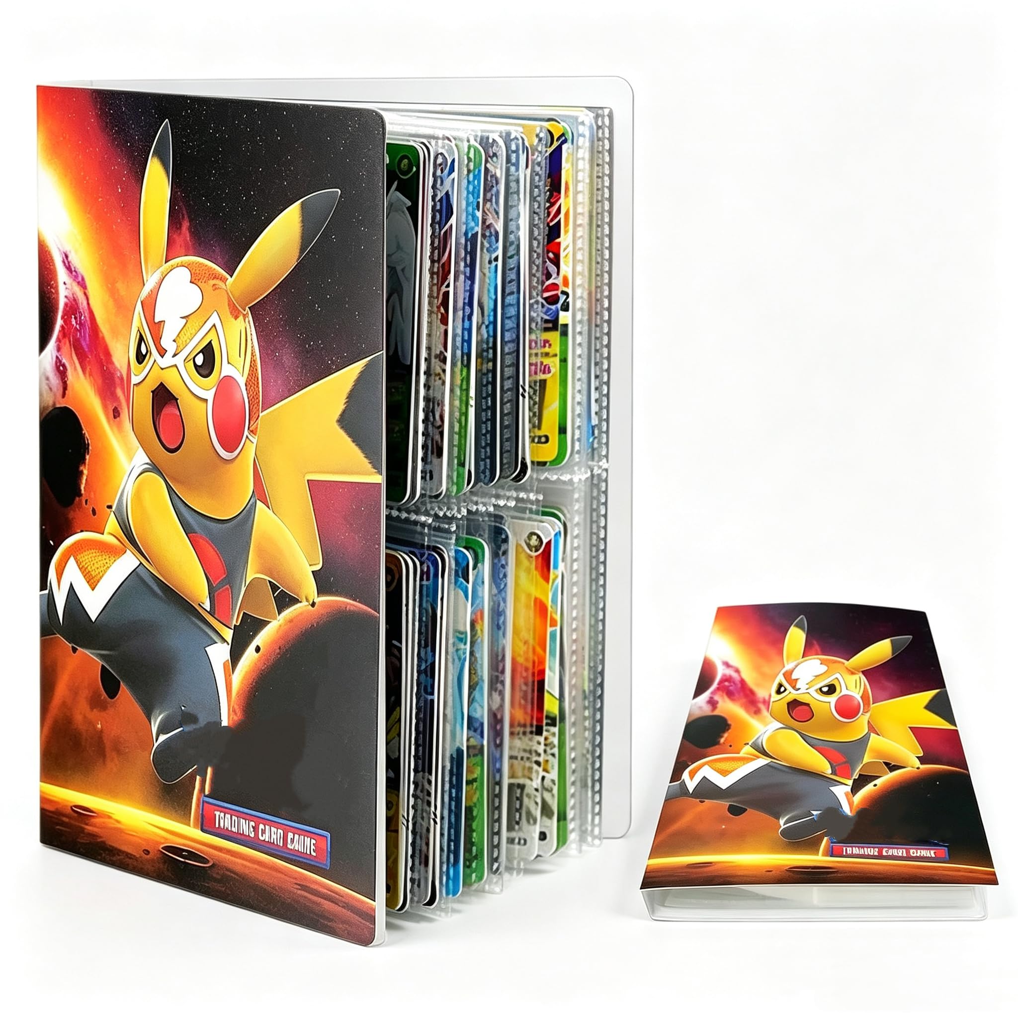Card Binder for Pokemon, Card Album 4 Pocket 240 Cards 30 Pages, Collectible Card Binder