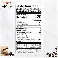 Vista 2 de Pepperidge Farm Milano - Galletas de chocolate con leche, bolsa de 6 onzas (15 galletas)