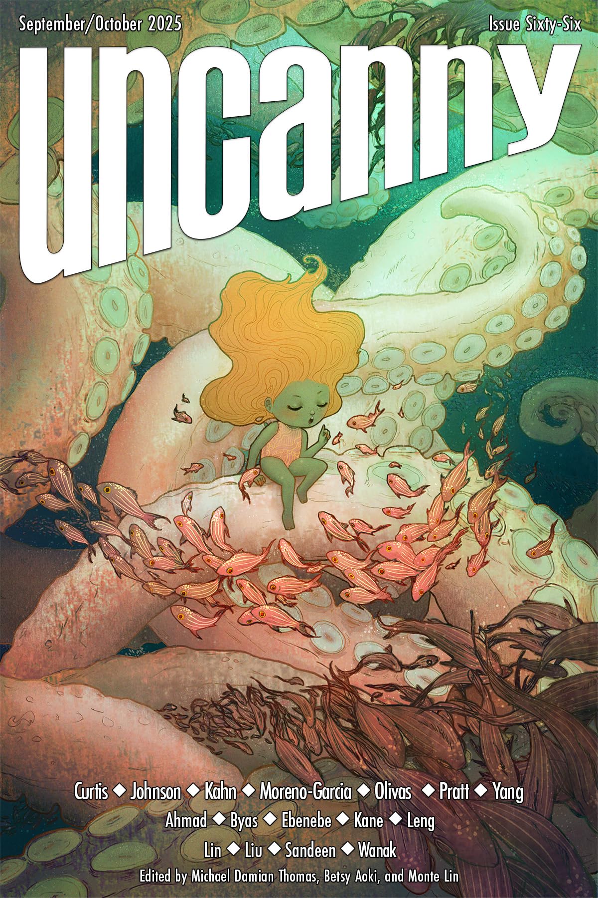 Cover of Uncanny Magazine, September-October 2025