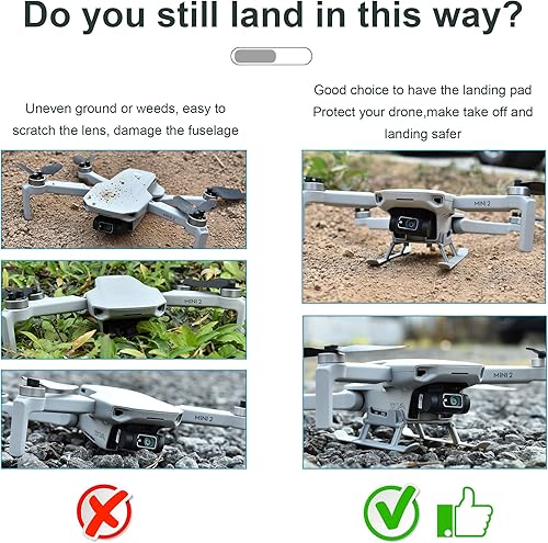 Miniatura 6 de Mini 2 SE Hélice Guardia Tren de aterrizaje, Accesorios de seguridad para DJI Mini 2 SE Mini 2 Mavic Mini Hélices Protector Altura Extensor