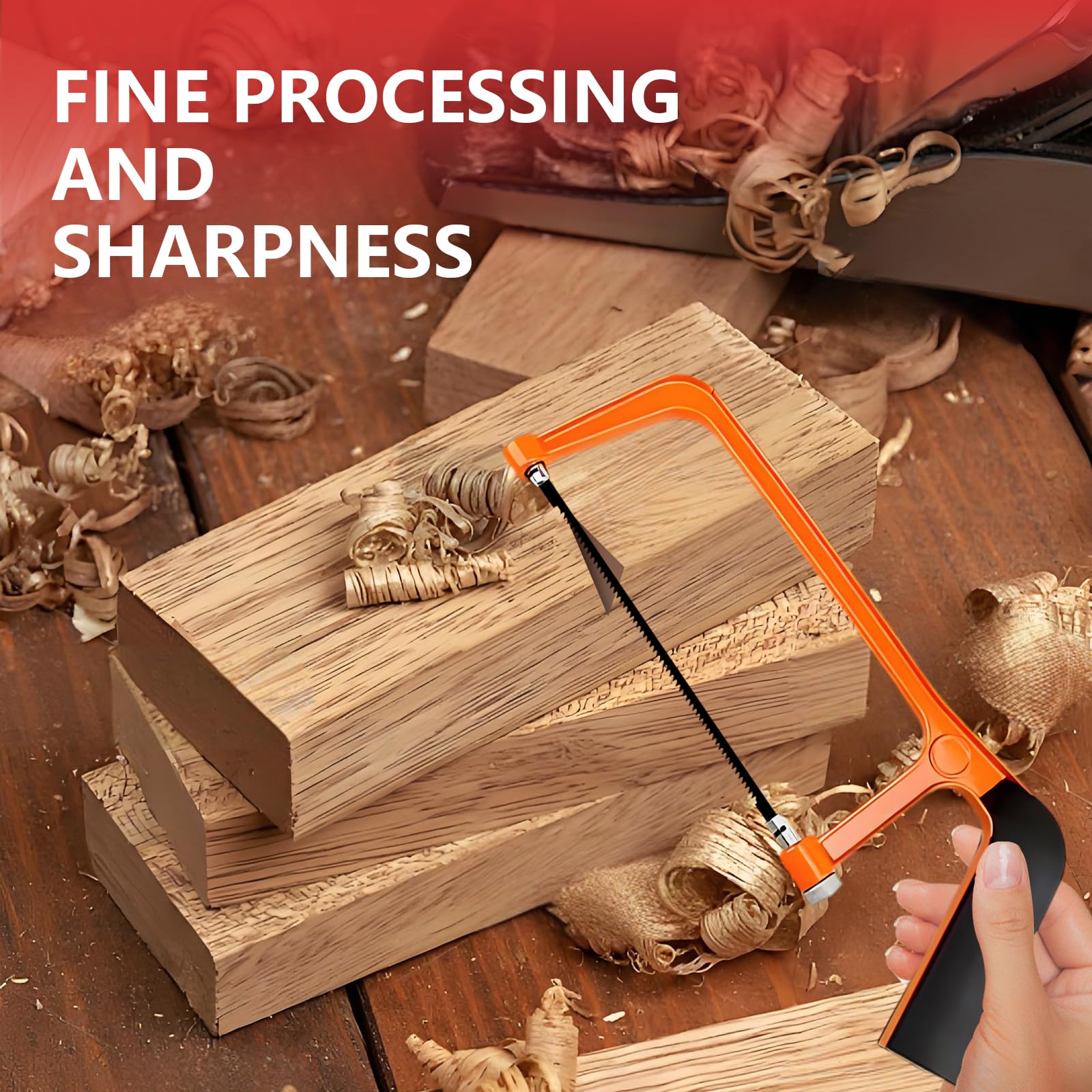 Lame Per Sega A Scorrimento - 24 Pezzi, Acciaio Al Carbonio, 10/15/18/24 Denti, Per Legno E Metalli Teneri - Foto 3