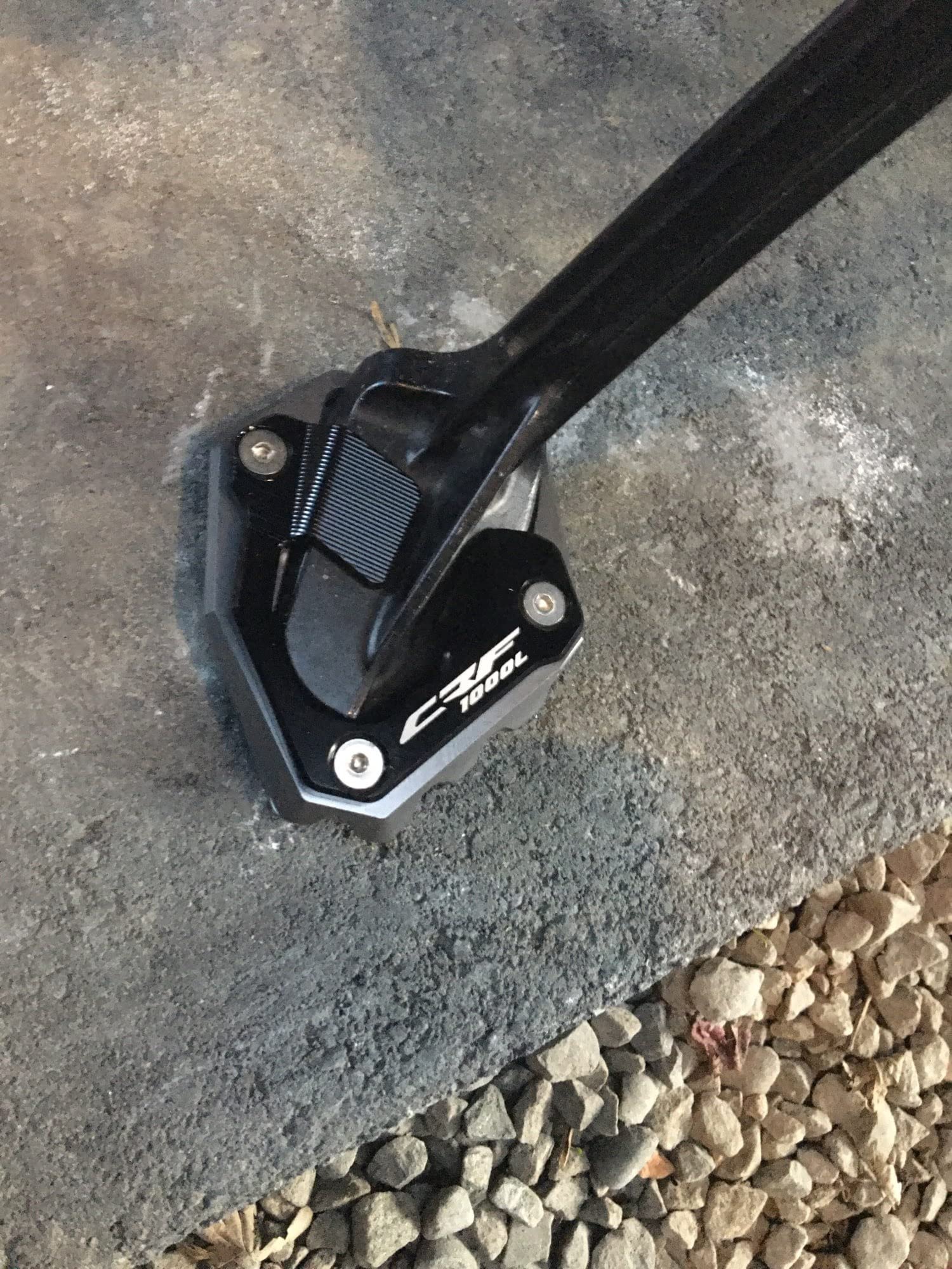 HSSM Bûche CRF1000L CRF 1000L Pour Africa Twin ABS DCT 2016 2017 2018 2019 Moto CNC Béquille Pied Béquille Latérale Extension Pad (Color : 5