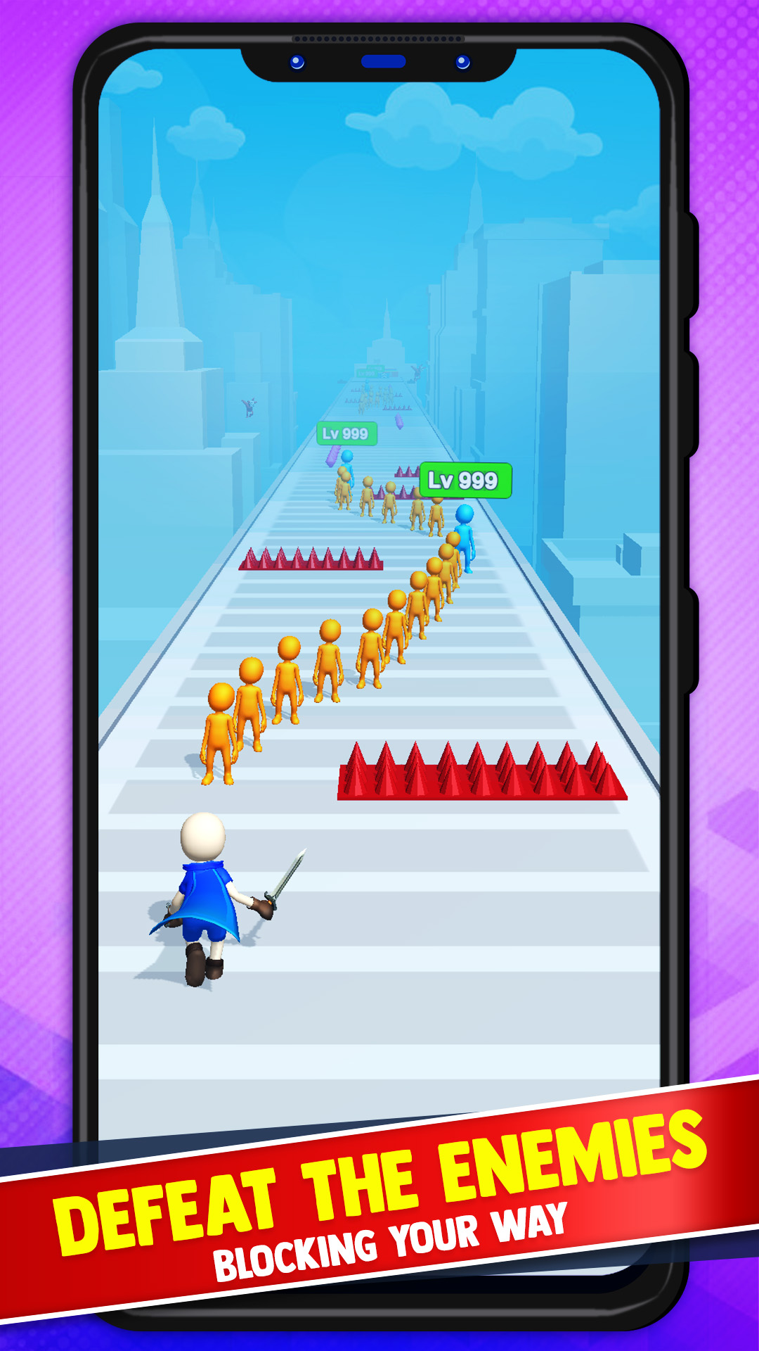 Hit n Run! Level Up Solo Runner Challenge Level Up Hitting and Beat