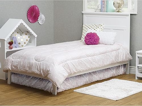 Miniatura 2 de Sorelle Furniture Cama de madera tamaño individual, muebles para niños, cama clásica para niños hecha de madera, acabado no tóxico, cama de madera