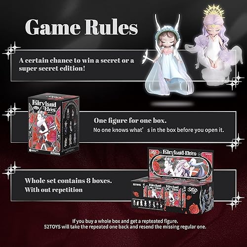Miniatura 4 de 52TOYS Sleep Fairyland Elves - Juego completo de figuras de acción coleccionables de juguete para decoración de escritorio de 33 pulgadas regalo