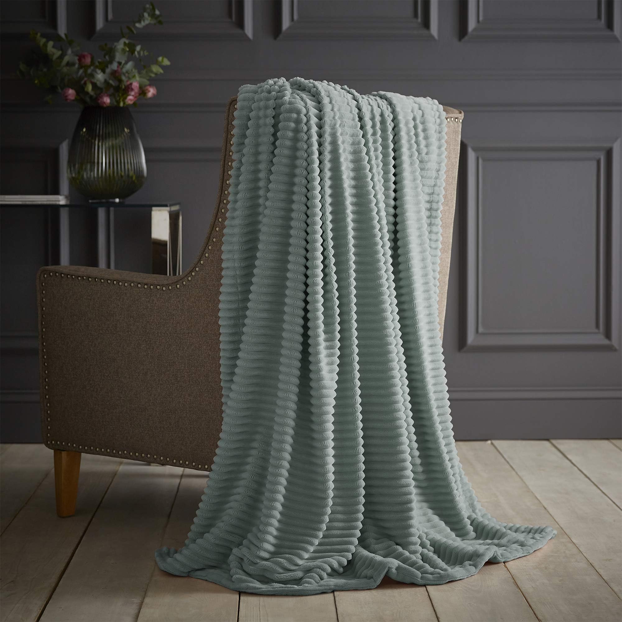 Silentnight Jumbo Cord, Duck Egg, 150 x 200 cm