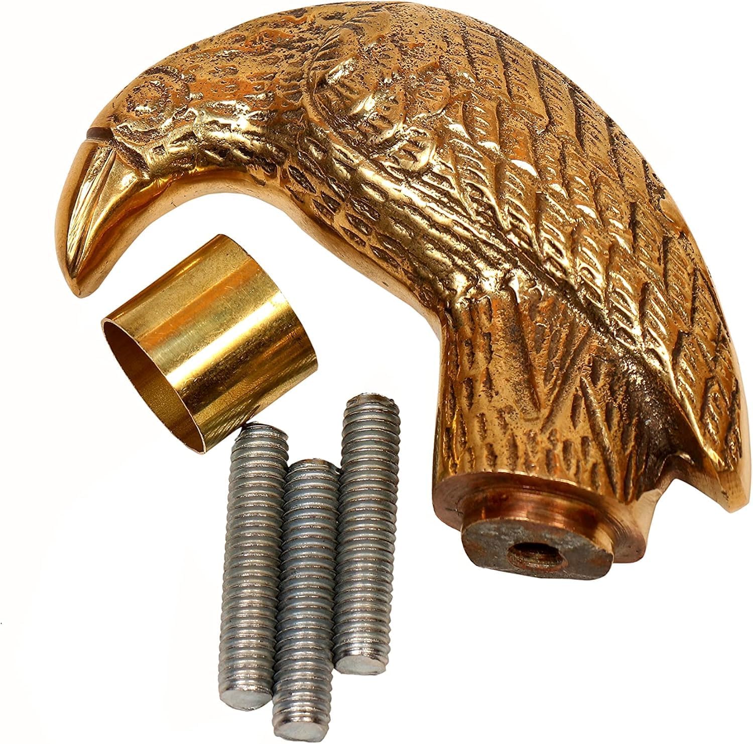 Vintage Cane's Brass Handle Only | Different Designs Cast with Walking Sticks Connector and Attachment Accessories