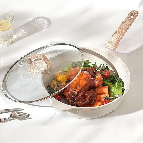 Miniatura 8 de VEVOR Juego de ollas y sartenes antiadherentes, juego de utensilios de cocina de granito, utensilios de cocina de inducción, juegos de cocina de RV