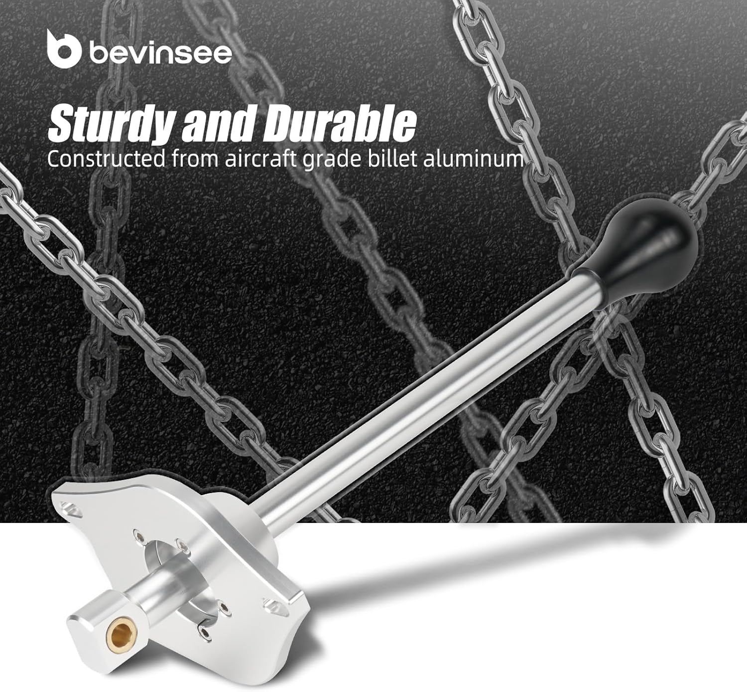 Bevinsee Short Throw Shifter Compatible with E90 E91 E92 E93 E81 E82 E87 E88 2006-2013, 6061 Billet Aluminum