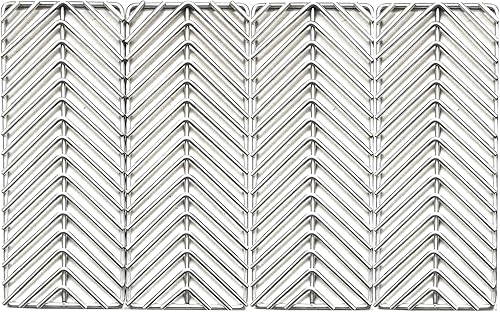 Paquete de 4 parrillas de cocina estilo V de acero inoxidable 304 para parrilla de barbacoa Cal Flame Cal Flame serie P, serie G y parrillas de gas