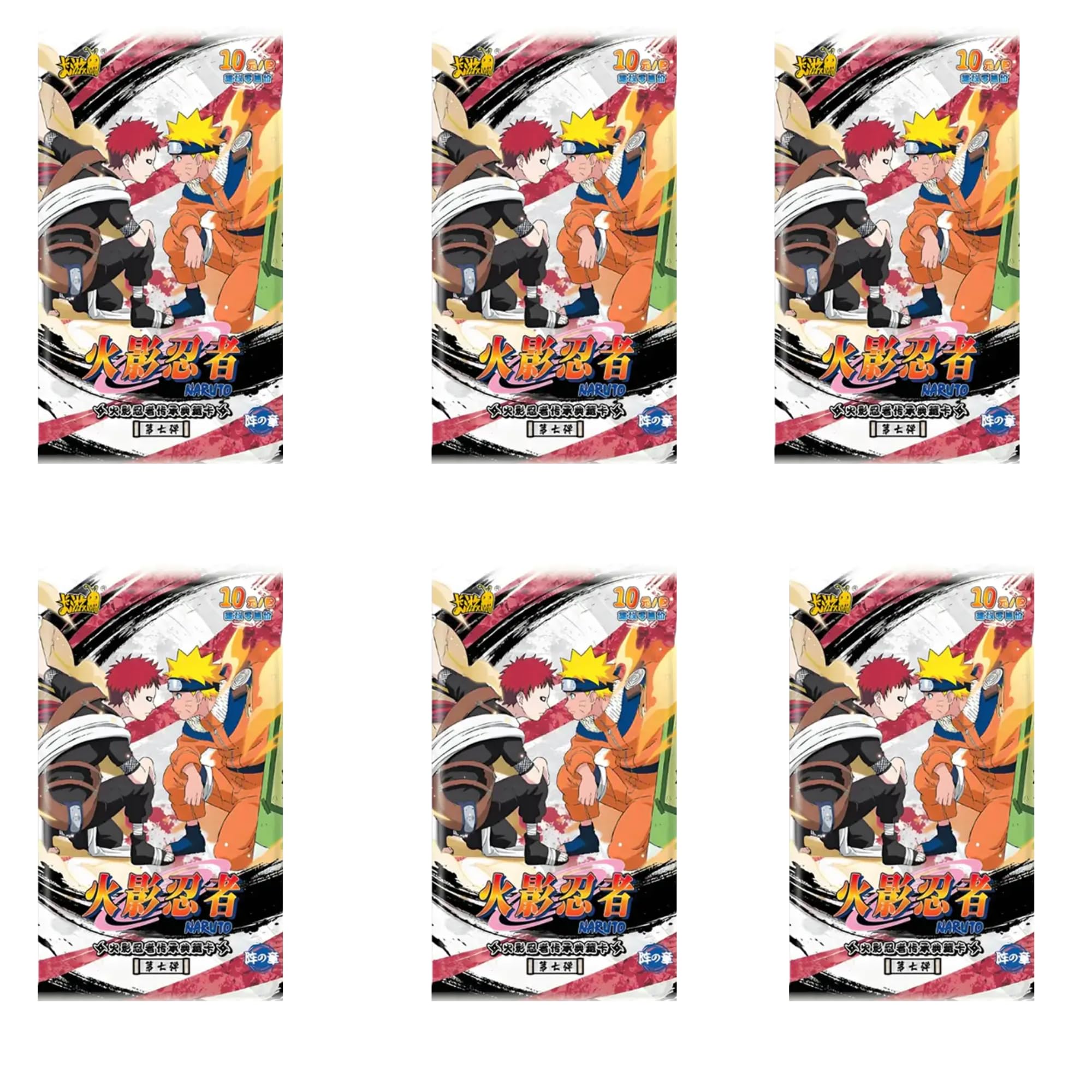 Aexel Kayou Naruto TCG Cards Chinese Wave 7 Tier 4, CCG, 6 Packets