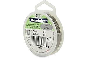 Beadalon 7-Strand Stainless Steel Bead Stringing Wire for Bracelet Making