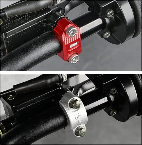 Miniatura 5 de RUTU Abrazadera CNC para motocicleta de 78 pulgada, soporte para palanca de freno de bicicleta de cross, abrazadera para cilindro maestro de freno,