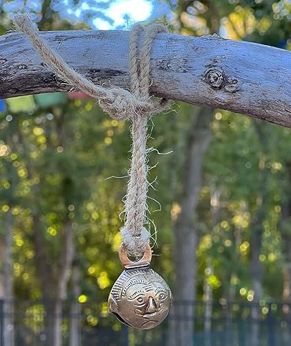 Campana de oso para senderismo, campanas de trineo de latón, entrenamiento de mascotas para perros, campana, llaveros de latón