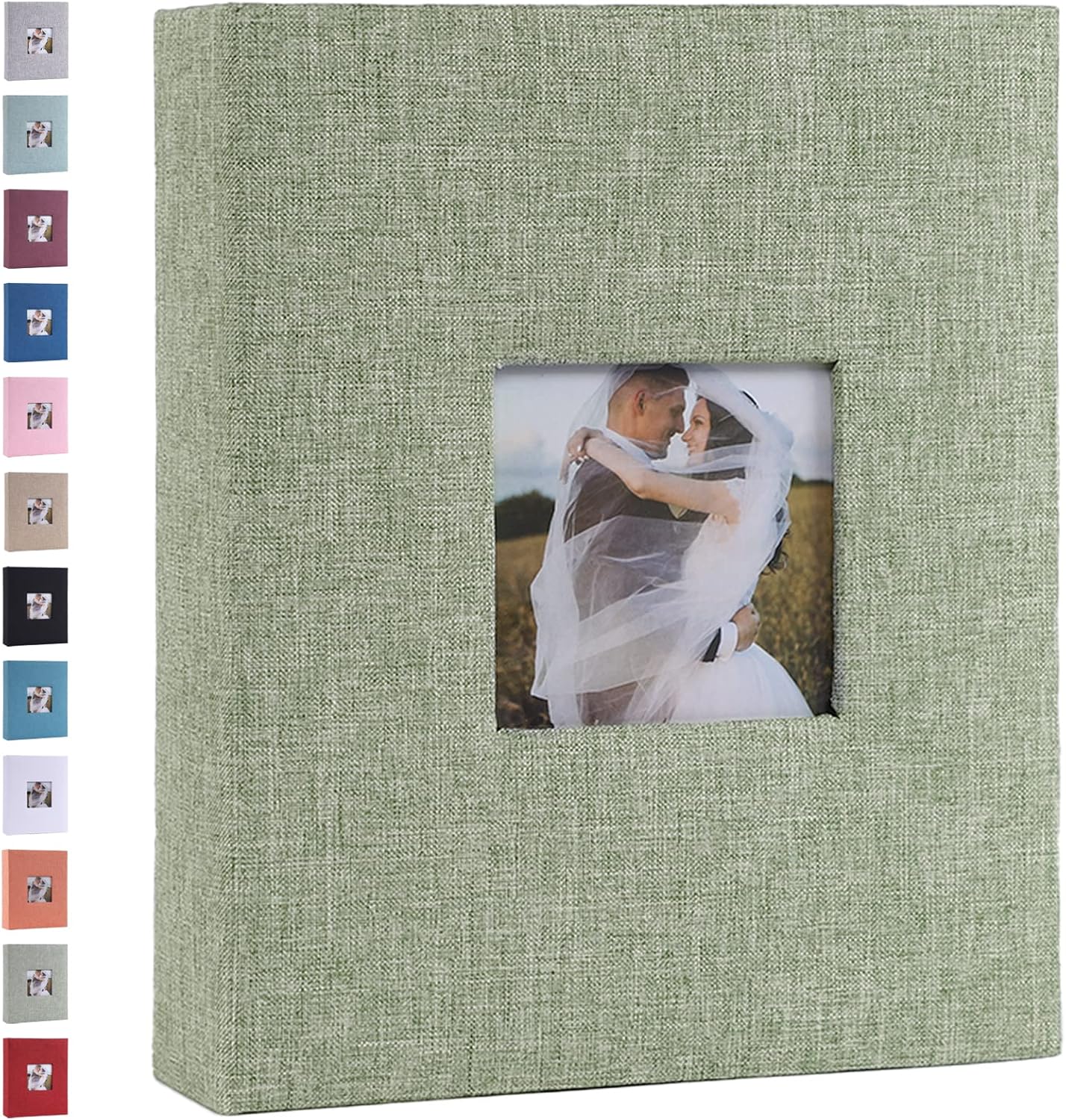 Photo Album 4x6 200 Photos Picture Albums Personalized Cover Photo Book for Wedding