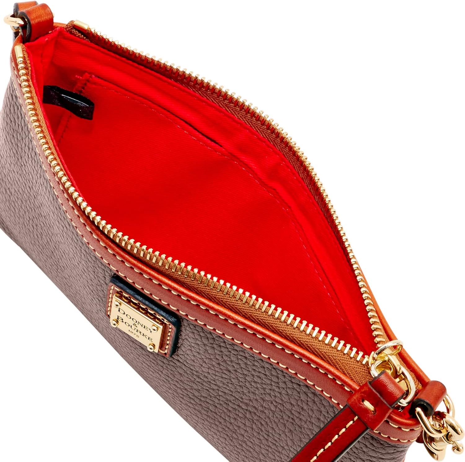 Dooney & Bourke Handbag, Pebble Grain Large Slim Wristlet