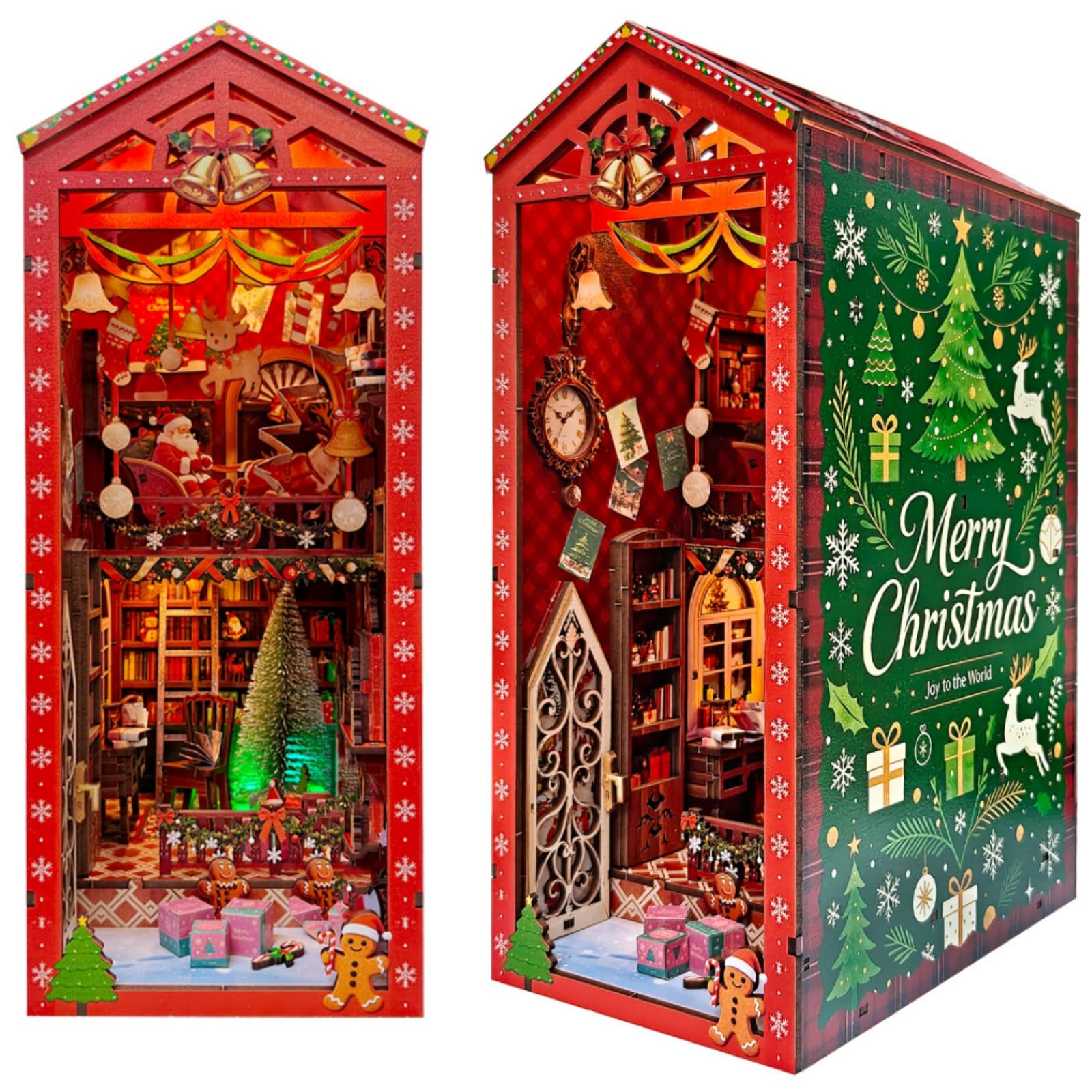 Kit DIY Book Nook, casa de muñecas en Miniatura