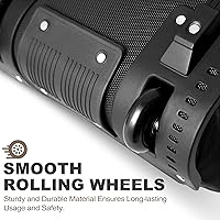 Vista 4 de Himal Outdoors Bolsa de Viaje de Golf - Poliéster Oxford 600D de Servicio Pesado Resistente al Desgaste, Excelente Cremallera, Tamaño Universal