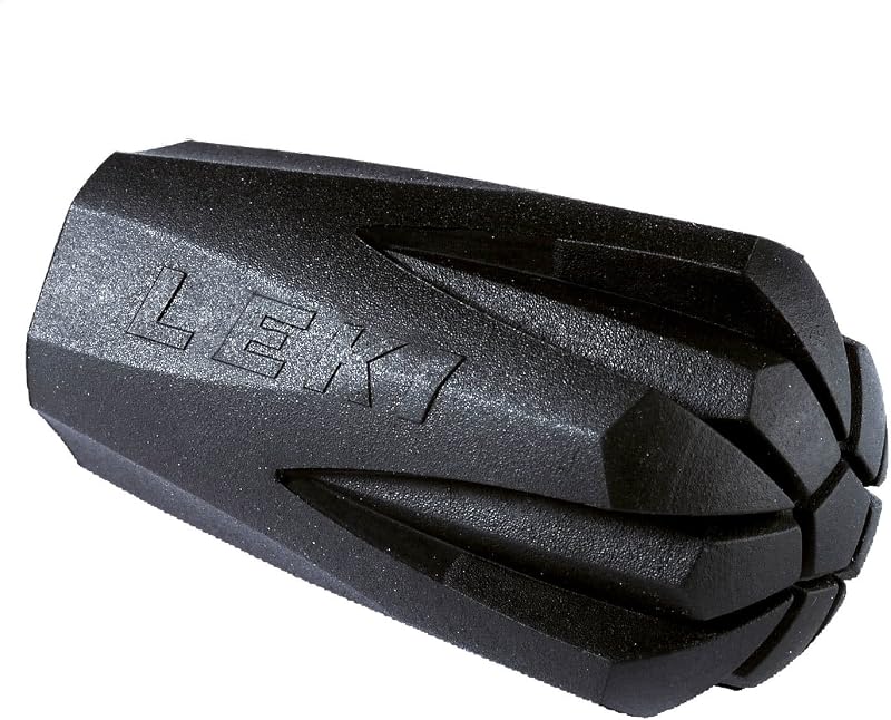 LEKI Rubber Walking Tip - Replacement Protective Tips for Trekking Poles | Soft Covers for Hiking Poles, Prevents Scratches from Trekking Pole Tips