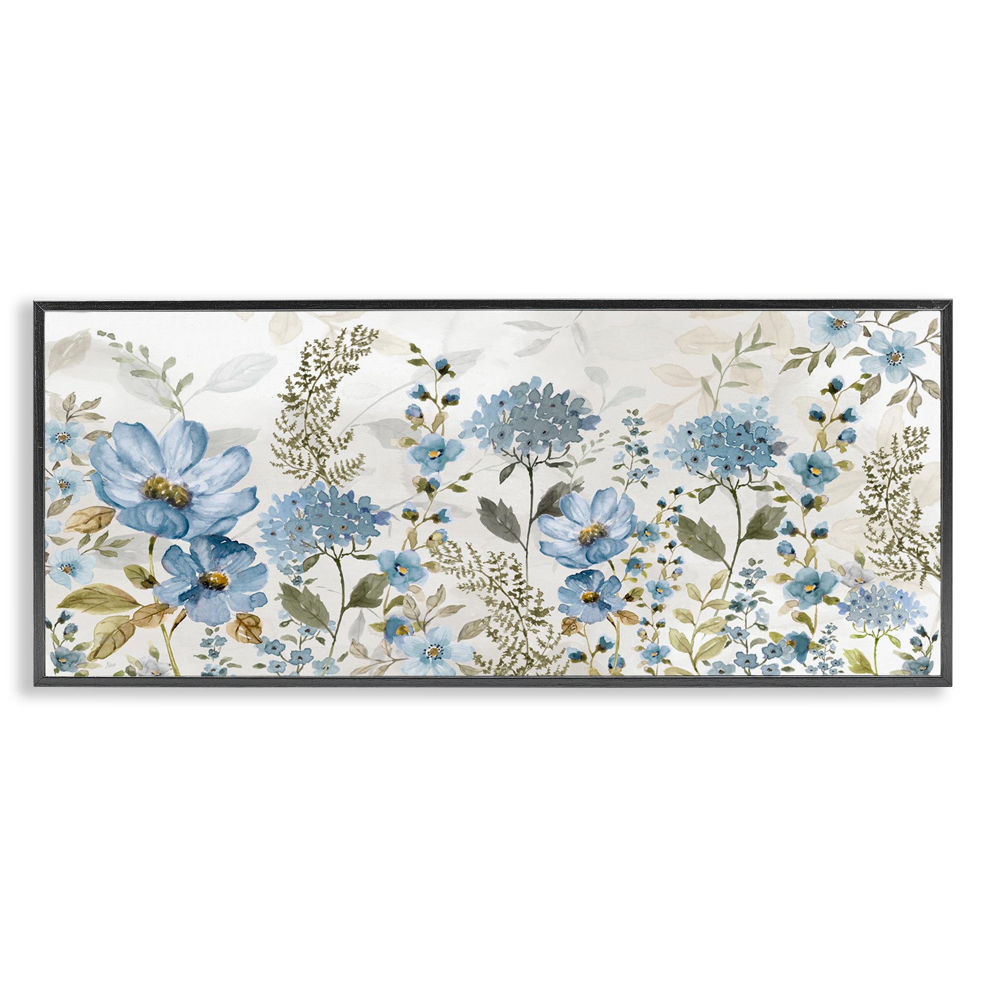 'Subdued Meadow Foliage'| Framed Giclee Art