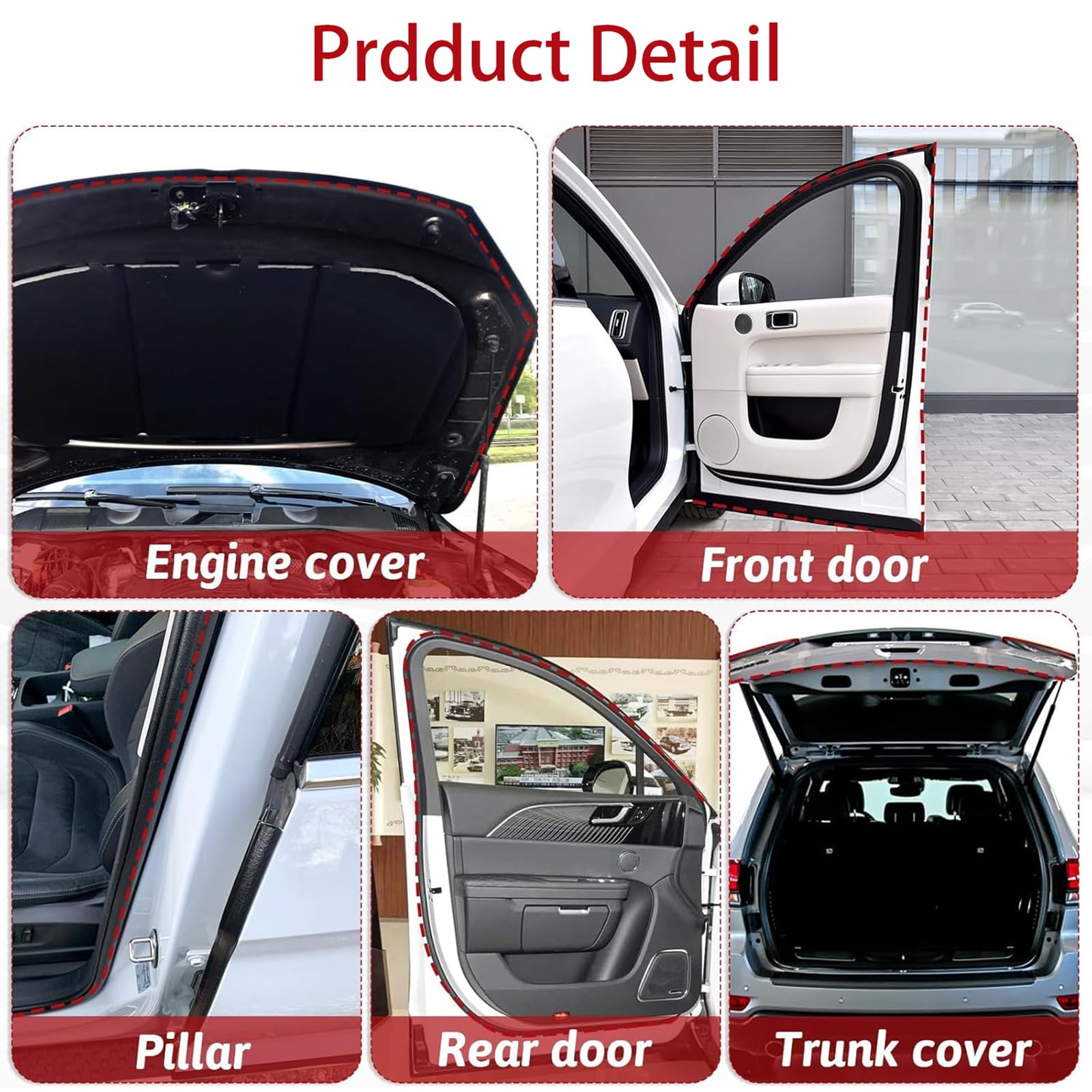 Gumowy pasek uszczelniający do Land Rover Range Rover Sport
