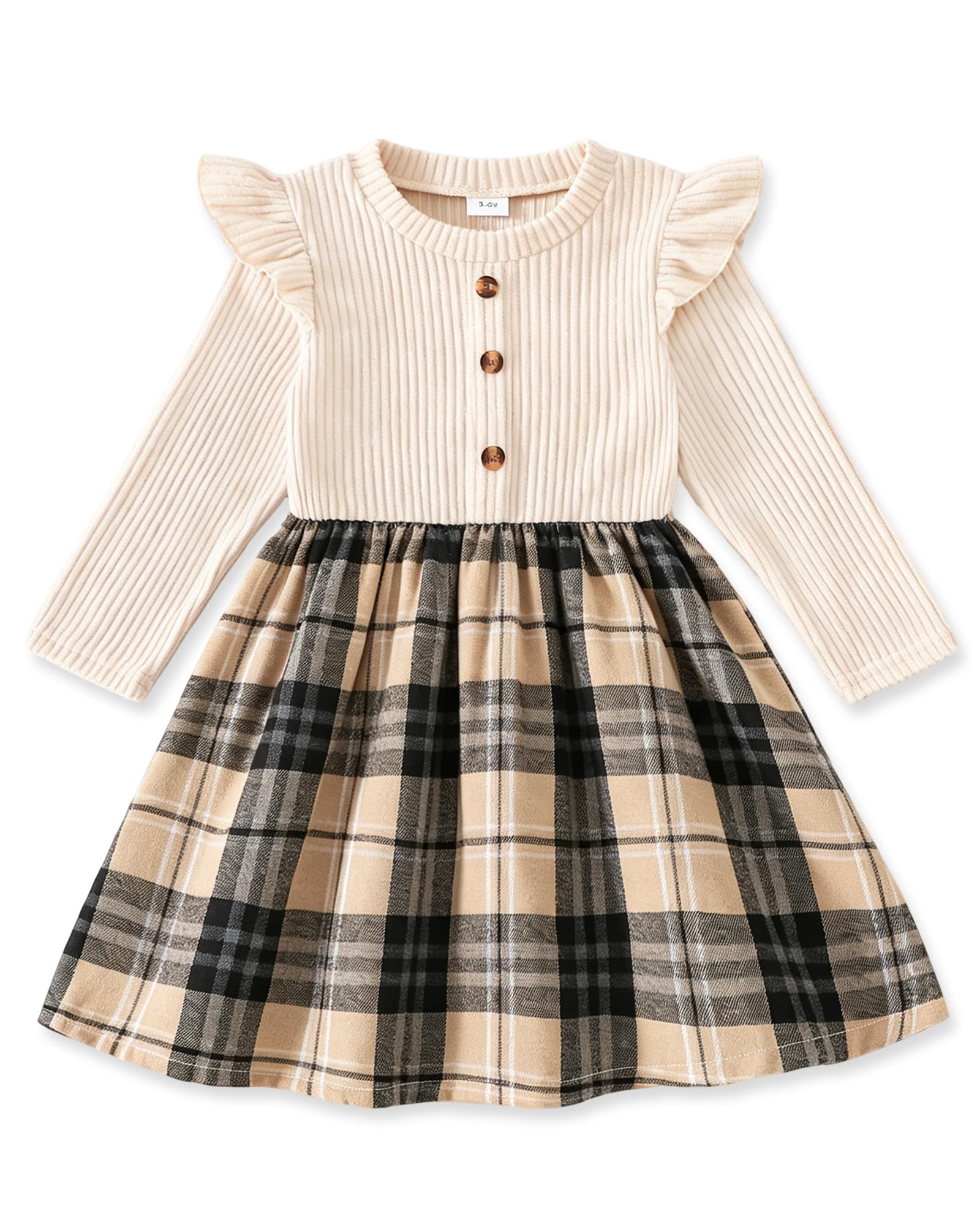Toddler Girl Dresses 18Months-6Years Casual Fall Winter Knit Outfits