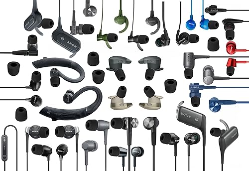 Miniatura 7 de Juego de 12 piezas (BHB-BMF-sB) S/M/L Hybrid y Memory Foam Replacement Set Auriculares Adaptadores de auriculares compatibles con auriculares