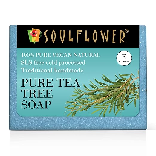 Soul flower Tea Tree Soap – Handmade