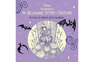 Disney's Haunted Holiday Haven: 2023 Wall Calendar: Nightmare Before Christmas