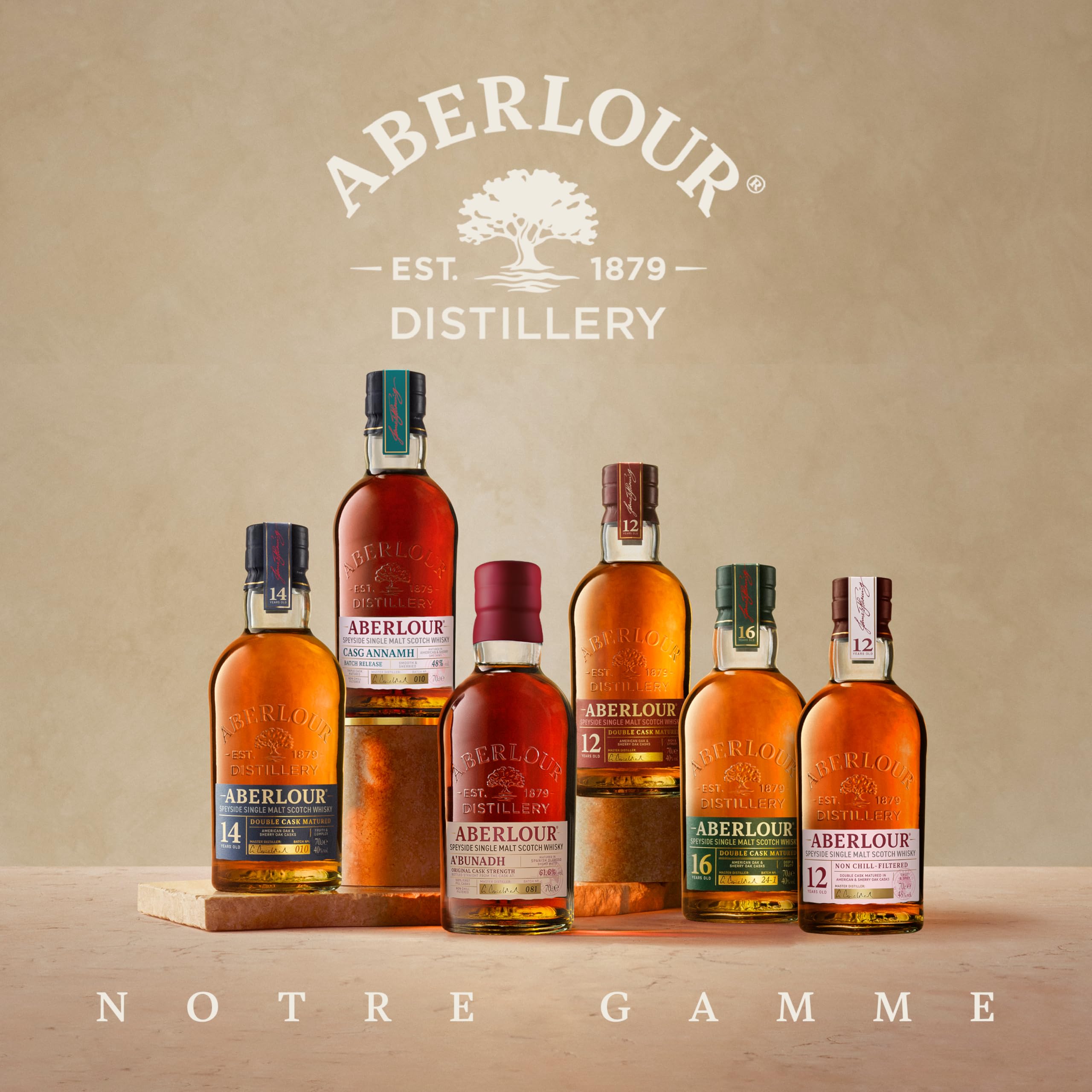ABERLOUR 14 ans Double Cask Whisky Ecossais Single Malt avec étui - 40% 70cl