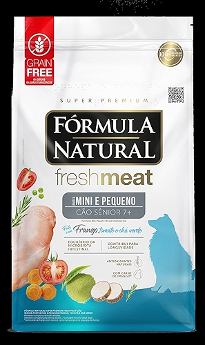 Fórmula Natural Fresh Meat Ração Seca Para Cães Sênior De Pequeno Porte Sabor Frango 2,5Kg