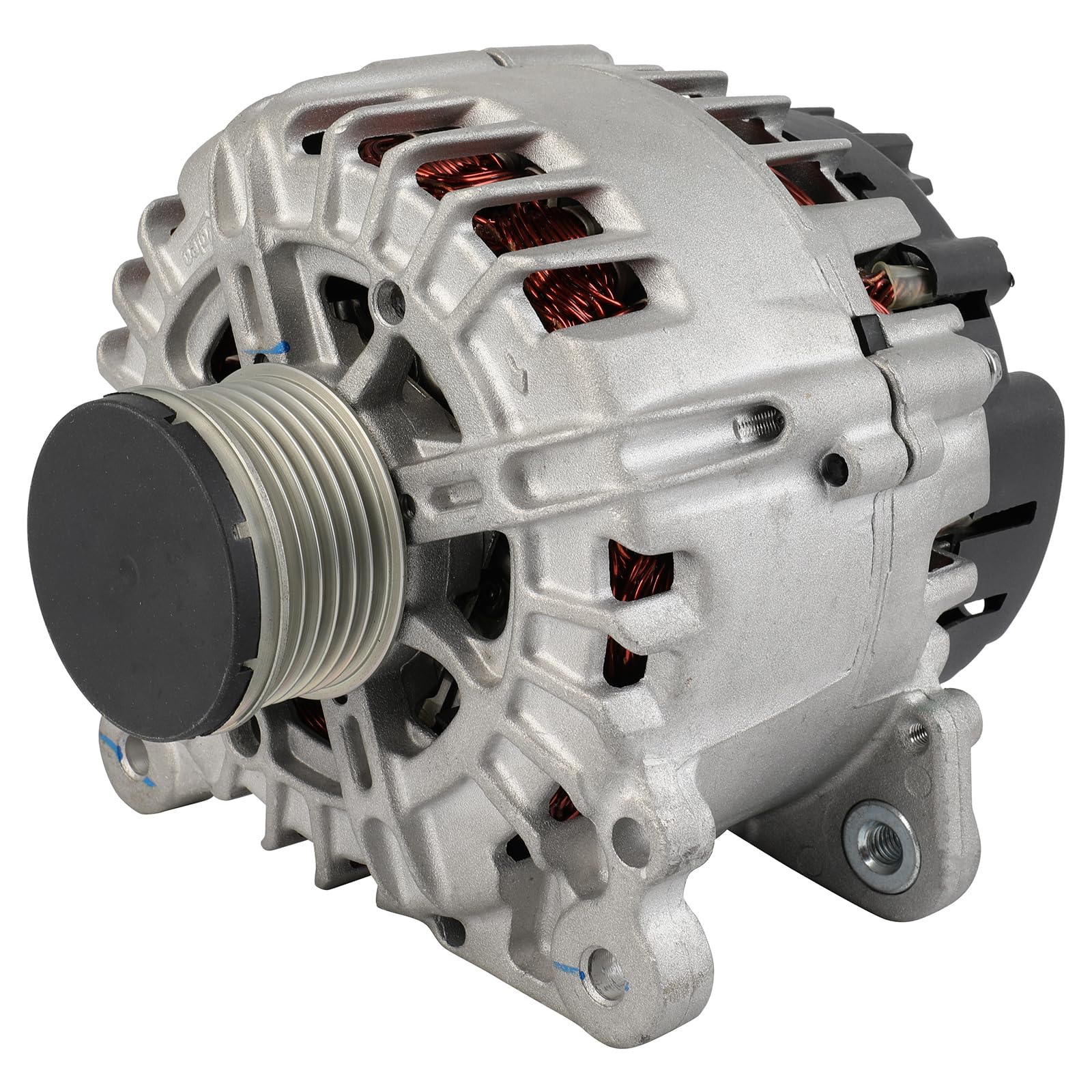 Photo 1 of **Parts Only** SCITOO Alternator Fits for Volkswagen for Jetta 1.4L 2016 2017 2018 20351 12V 140Amp High-output CW 6-Groove Pulley 20351N 20351 TG14C071 TG14C083 04C903023K 04C903023KX 04C903023M 04C903023MX