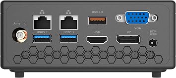 ZOTAC ZBOX CI331 Nano Fanless Silent Mini PC Intel N5100, Intel UHD Graphics, HDMI, VGA, DisplayPort, No Memory/Storage/OS Barebones System, ZBOX-CI331NANO-U