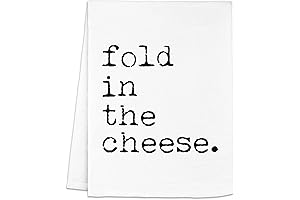 Fold In The Cheese Flour Sack Kitchen Towel