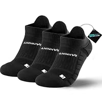 Rahhint Coolmax Compressione 3 Paia Corti Calze Running per Uomo e Donna