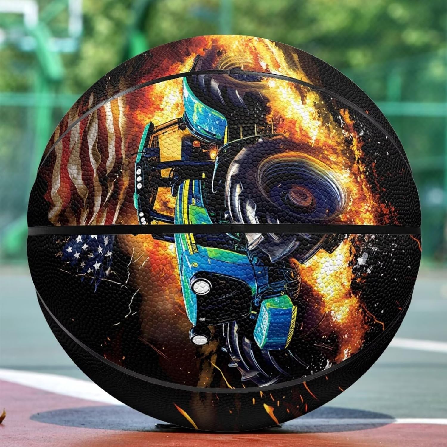 COEQINE Custom Name Basketball Personalized Mini Basketballs Indoor Outdoor Training Ball Gift for Sport Lovers, Size 5/7