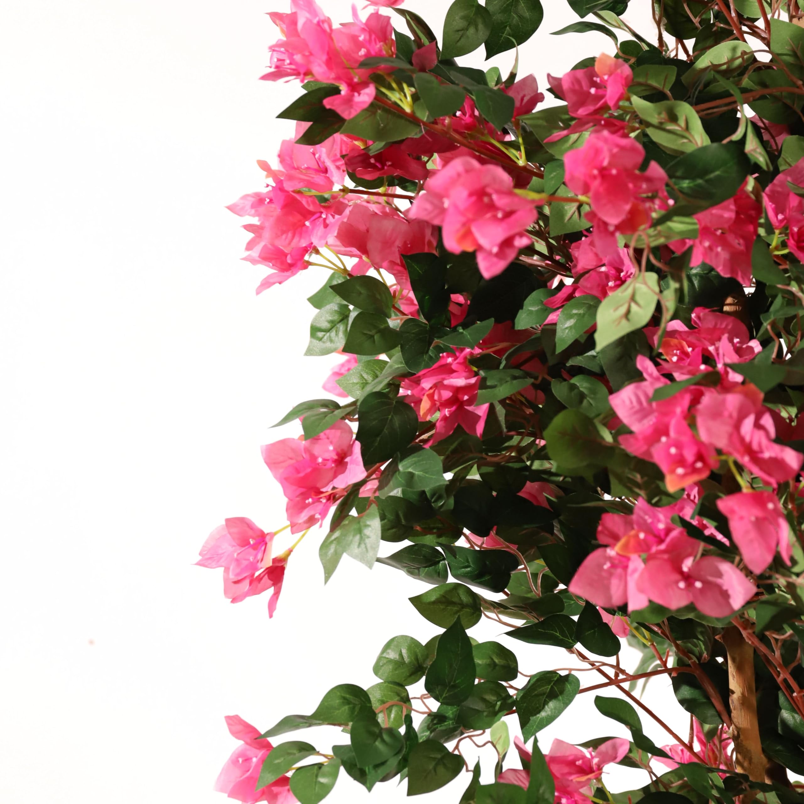Planta Artificial | Árbol Buganvilla Artificial 180 cm Tronco Natural | Ideal para Salón, Oficina y Recibidor