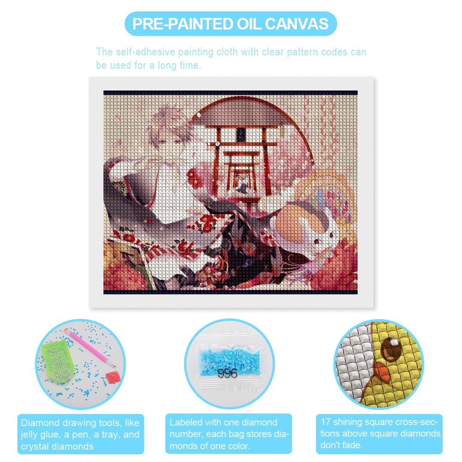 Amazon | 夏目友人帳 ニャンコ先生 5Dダイヤモンドペインティング