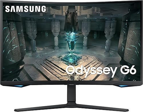 SAMSUNG Odyssey G65B QHD 240Hz 1ms (GTG) HDR 600 Gaming Hub 1000R Monitor curvado para juegos