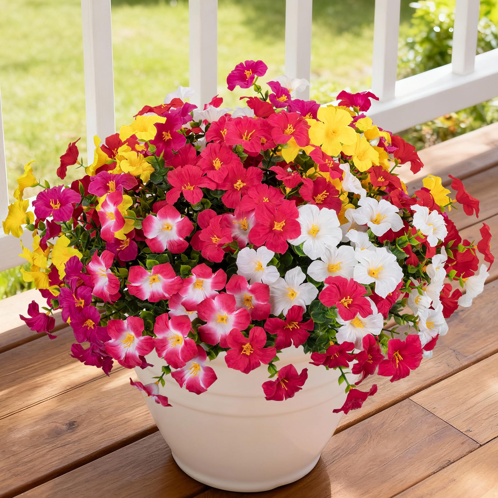 12 Bundles Artificial Morning Glory